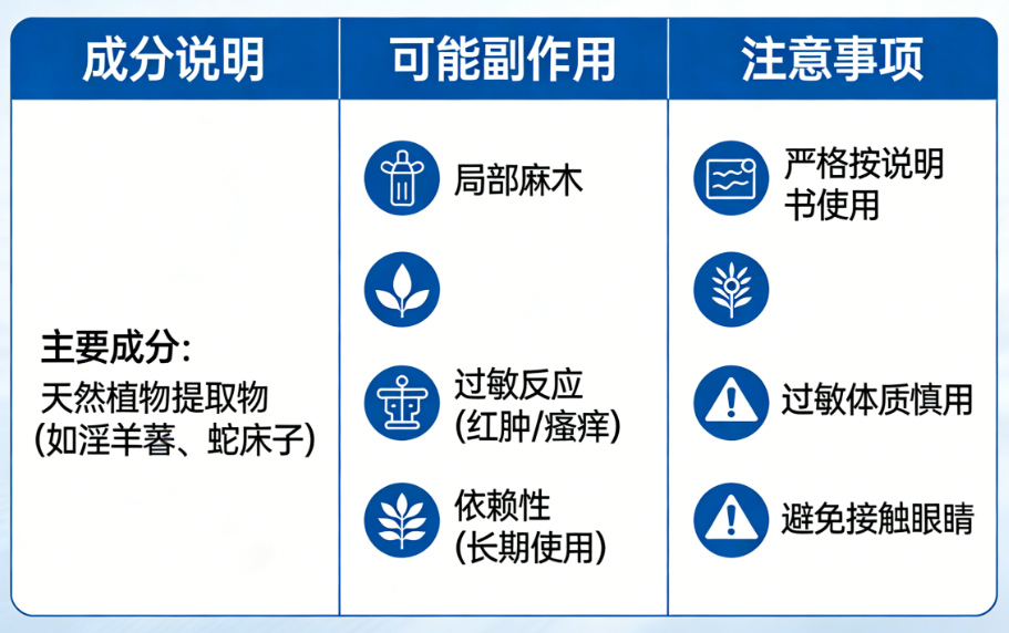 植物延时喷剂对身体有没有副作用？