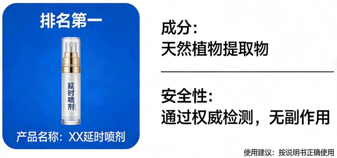 延时喷剂排名第一 不伤身体吗?